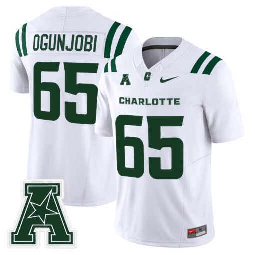 Men's Charlotte 49ers 2025 Vapor Limited Jersey - All Stitched - Image 10