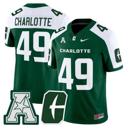 Men's Charlotte 49ers 2025 Vapor Limited Jersey - All Stitched - Image 20