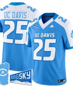 Men's UC Davis Aggies 2025 'Lake Tahoe Patch' Vapor Limited Jersey - All Stitched 59 1759314608a08b1ab43b 2