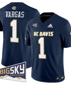 Men's UC Davis Aggies 2025 'Lake Tahoe Patch' Vapor Limited Jersey - All Stitched 88 1759314608b70d47216a 1