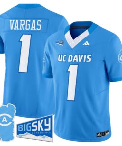Men's UC Davis Aggies 2025 'Lake Tahoe Patch' Vapor Limited Jersey - All Stitched 74 17593146094863762ad7 1