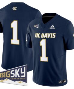 Men's UC Davis Aggies 2025 'Lake Tahoe Patch' Vapor Limited Jersey - All Stitched 49 175931460973343550d9 1