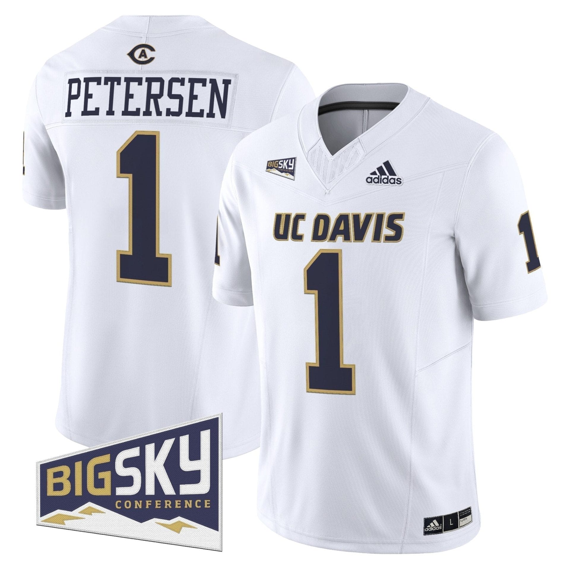 Men's UC Davis Aggies 2025 'Lake Tahoe Patch' Vapor Limited Jersey - All Stitched 39 Men's UC Davis Aggies 2025 'Lake Tahoe Patch' Vapor Limited Jersey - All Stitched - Image 39