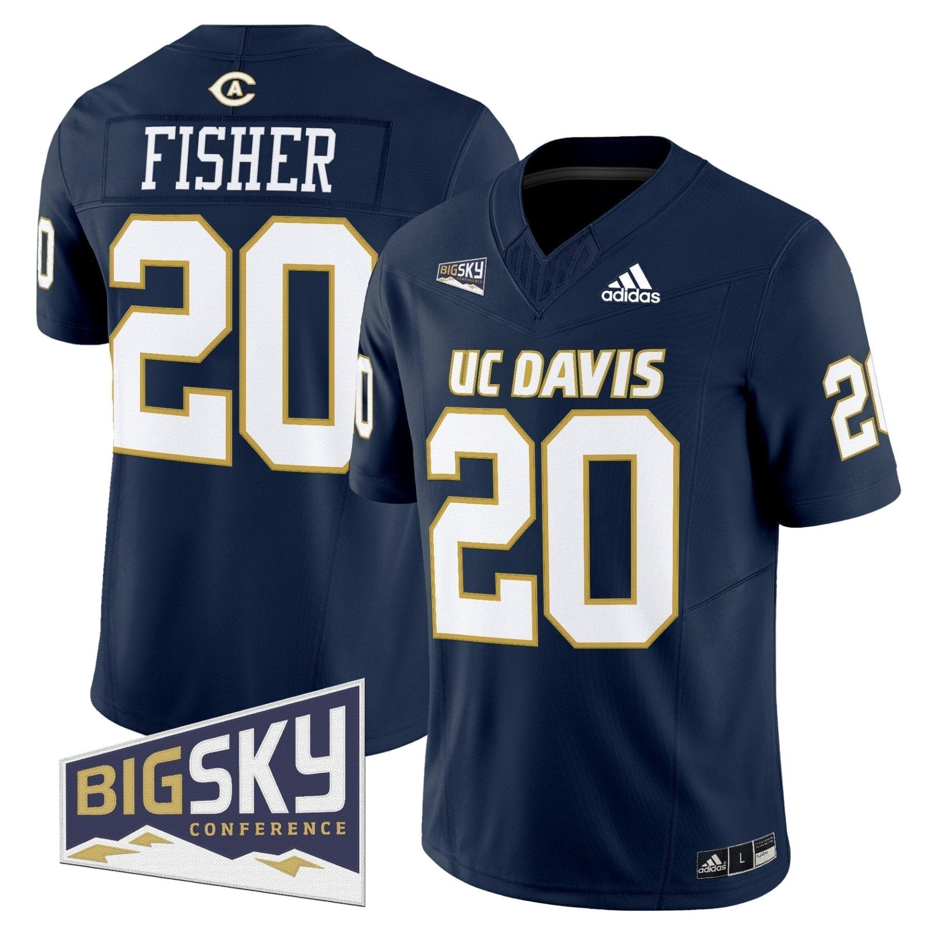 Men's UC Davis Aggies 2025 'Lake Tahoe Patch' Vapor Limited Jersey - All Stitched 42 Men's UC Davis Aggies 2025 'Lake Tahoe Patch' Vapor Limited Jersey - All Stitched - Image 42