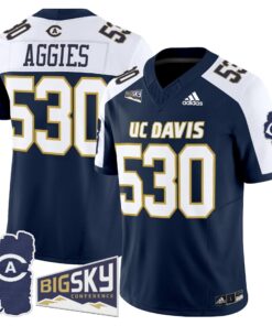 Men's UC Davis Aggies 2025 'Lake Tahoe Patch' Vapor Limited Jersey - All Stitched 63 1759314610a6a802d283 2