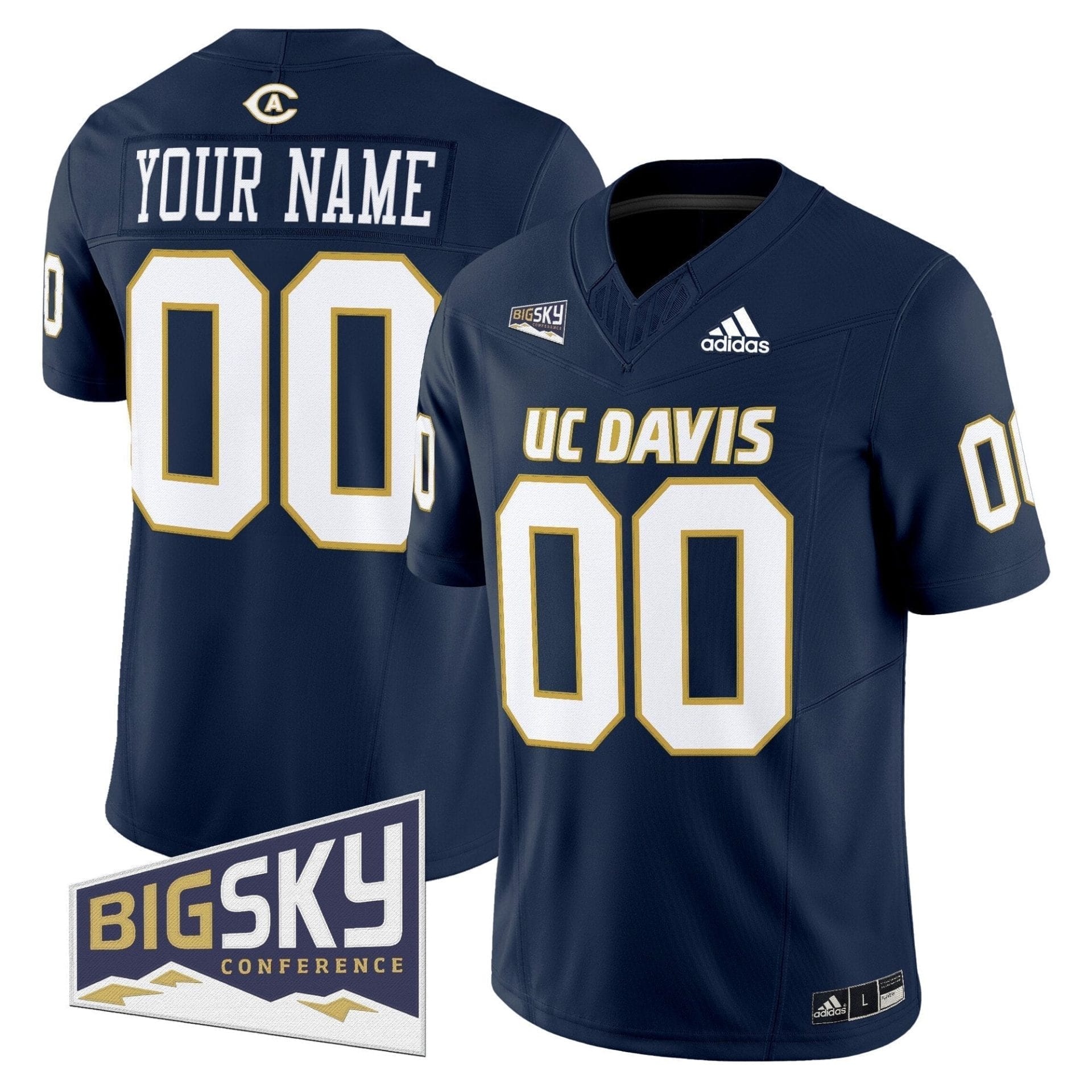 UC Davis Aggies 2025 'Lake Tahoe Patch' Vapor Limited Custom Jersey - All Stitched 3 UC Davis Aggies 2025 'Lake Tahoe Patch' Vapor Limited Custom Jersey - All Stitched - Image 3