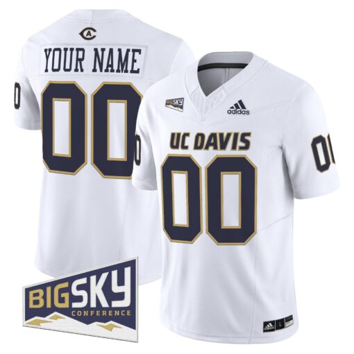 UC Davis Aggies 2025 'Lake Tahoe Patch' Vapor Limited Custom Jersey - All Stitched - Image 2