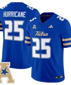 Tulsa Golden Hurricane 2025 Vapor Limited Jersey - All Stitched 34 1759391775b1f4227047