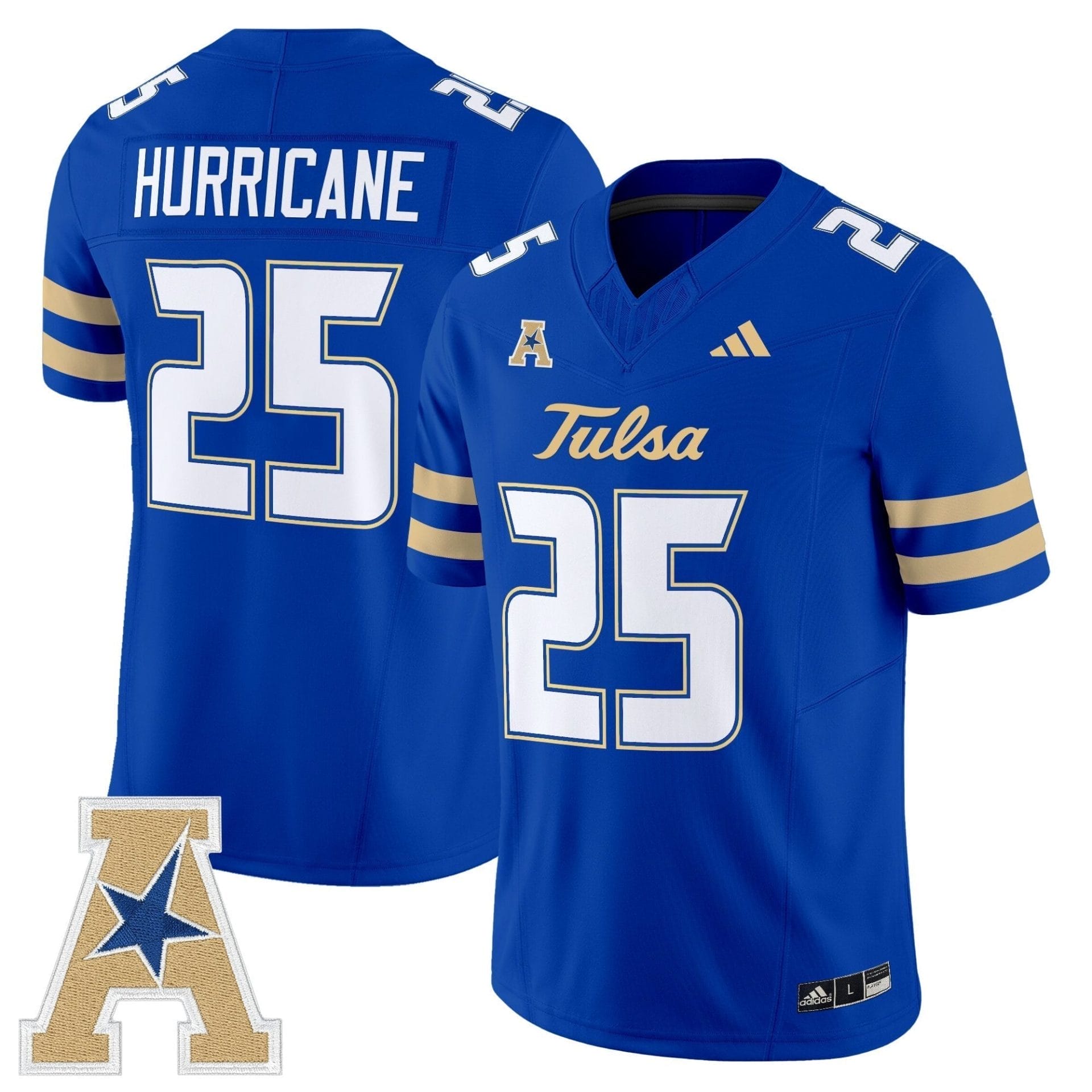Tulsa Golden Hurricane 2025 Vapor Limited Jersey - All Stitched 8 Tulsa Golden Hurricane 2025 Vapor Limited Jersey - All Stitched - Image 8