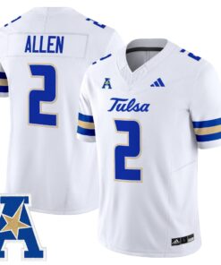 Tulsa Golden Hurricane 2025 Vapor Limited Jersey - All Stitched 40 17593917760a2404d8dd