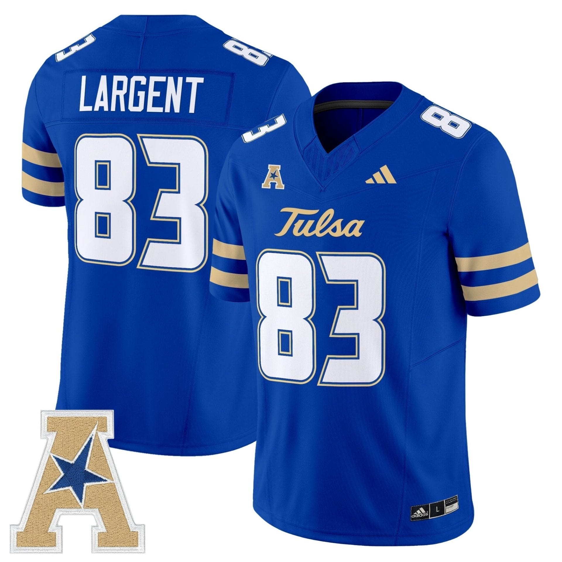 Tulsa Golden Hurricane 2025 Vapor Limited Jersey - All Stitched 6 Tulsa Golden Hurricane 2025 Vapor Limited Jersey - All Stitched - Image 6