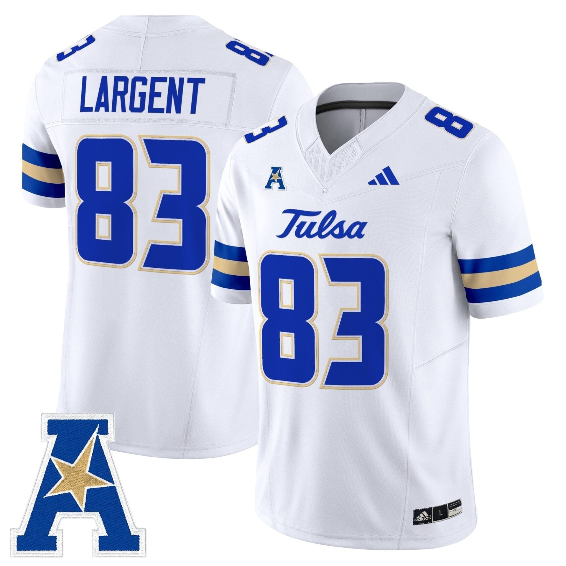 Tulsa Golden Hurricane 2025 Vapor Limited Jersey - All Stitched 15 Tulsa Golden Hurricane 2025 Vapor Limited Jersey - All Stitched - Image 15