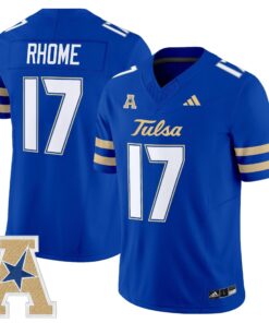 Tulsa Golden Hurricane 2025 Vapor Limited Jersey - All Stitched 33 1759391776722df7e8be