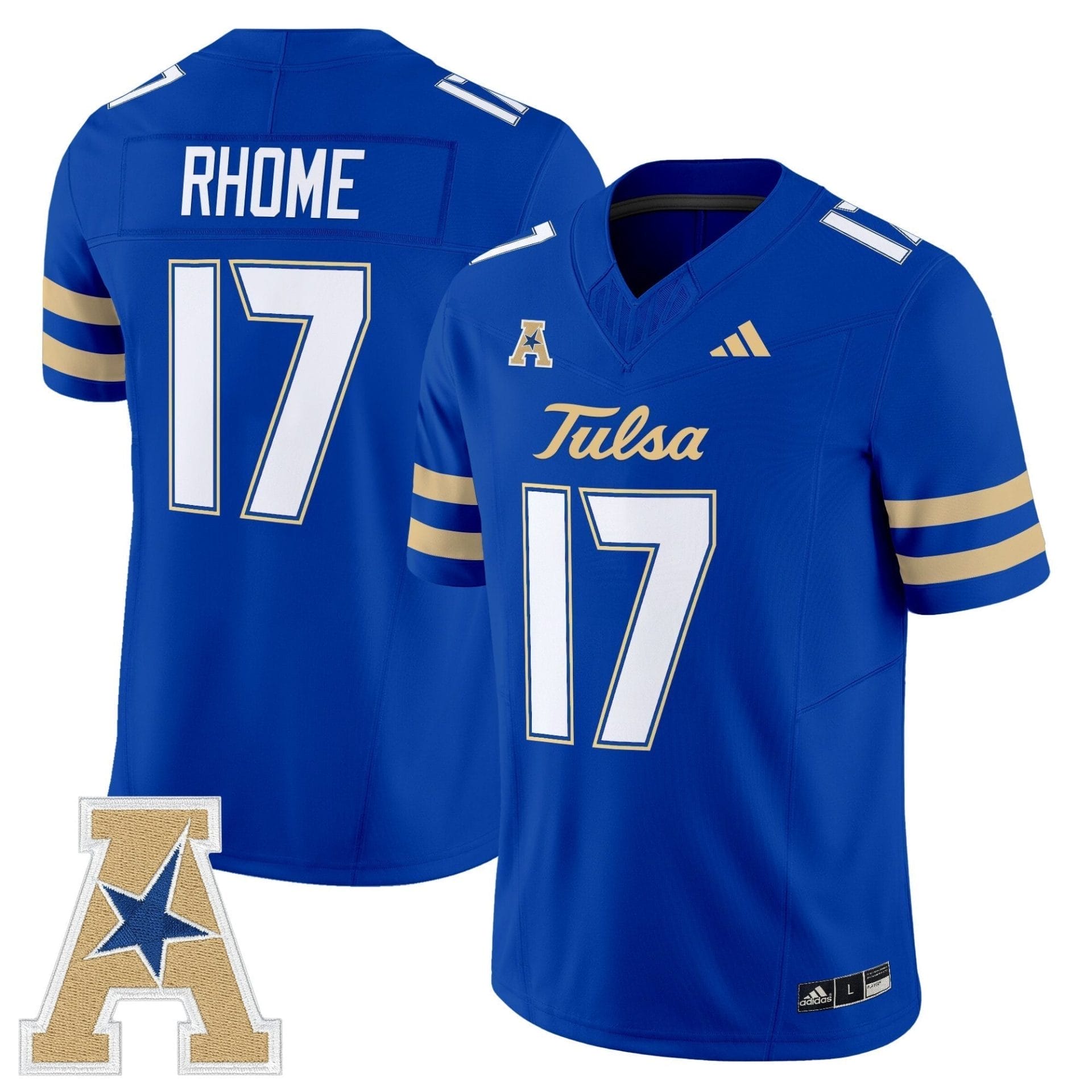 Tulsa Golden Hurricane 2025 Vapor Limited Jersey - All Stitched 7 Tulsa Golden Hurricane 2025 Vapor Limited Jersey - All Stitched - Image 7