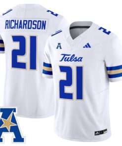 Tulsa Golden Hurricane 2025 Vapor Limited Jersey - All Stitched 38 1759391776b2c7e11fe0