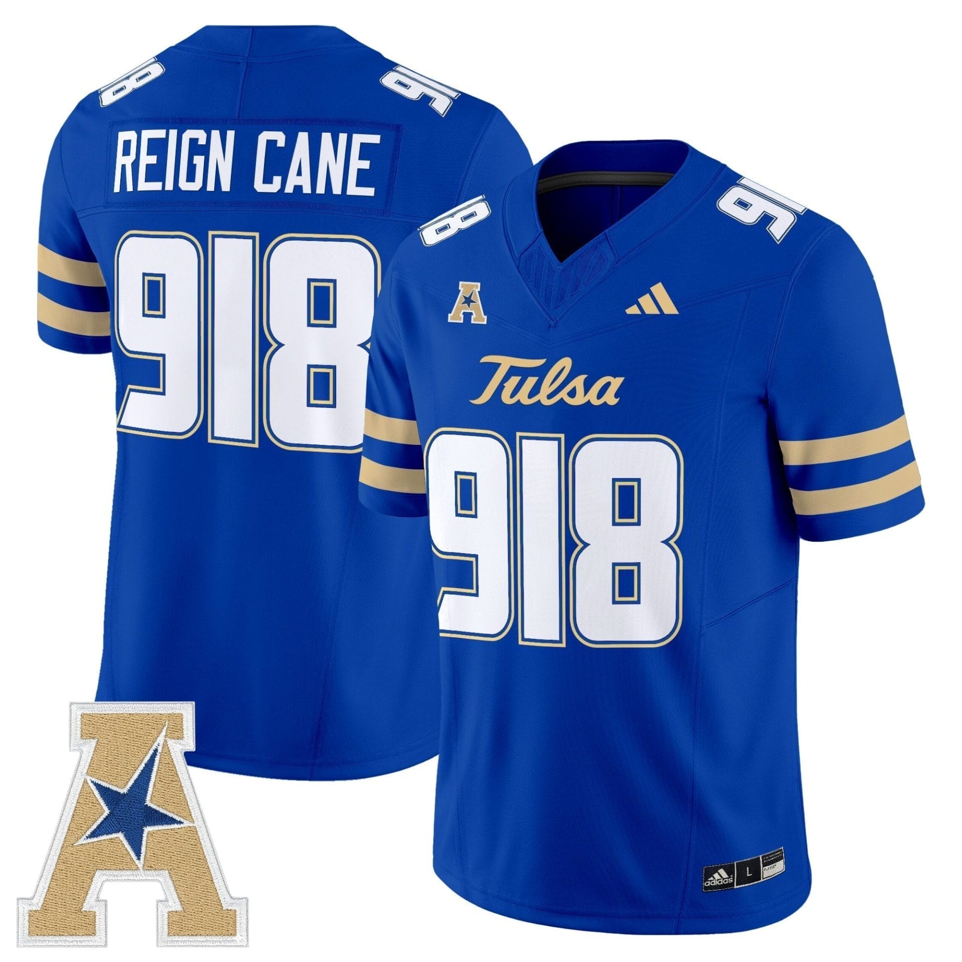 Tulsa Golden Hurricane 2025 Vapor Limited Jersey - All Stitched 2 Tulsa Golden Hurricane 2025 Vapor Limited Jersey - All Stitched - Image 2