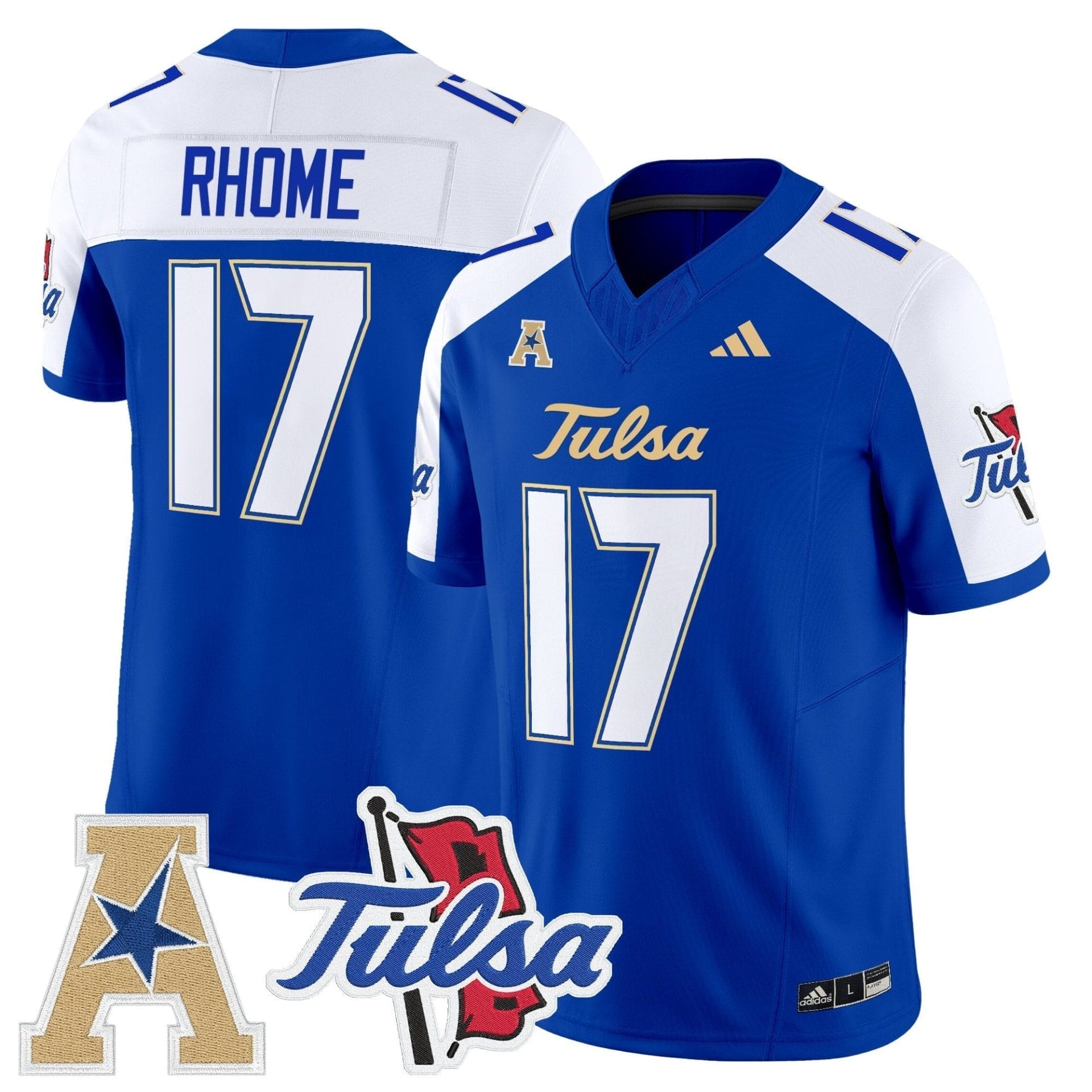 Tulsa Golden Hurricane 2025 Vapor Limited Jersey - All Stitched 25 Tulsa Golden Hurricane 2025 Vapor Limited Jersey - All Stitched - Image 25