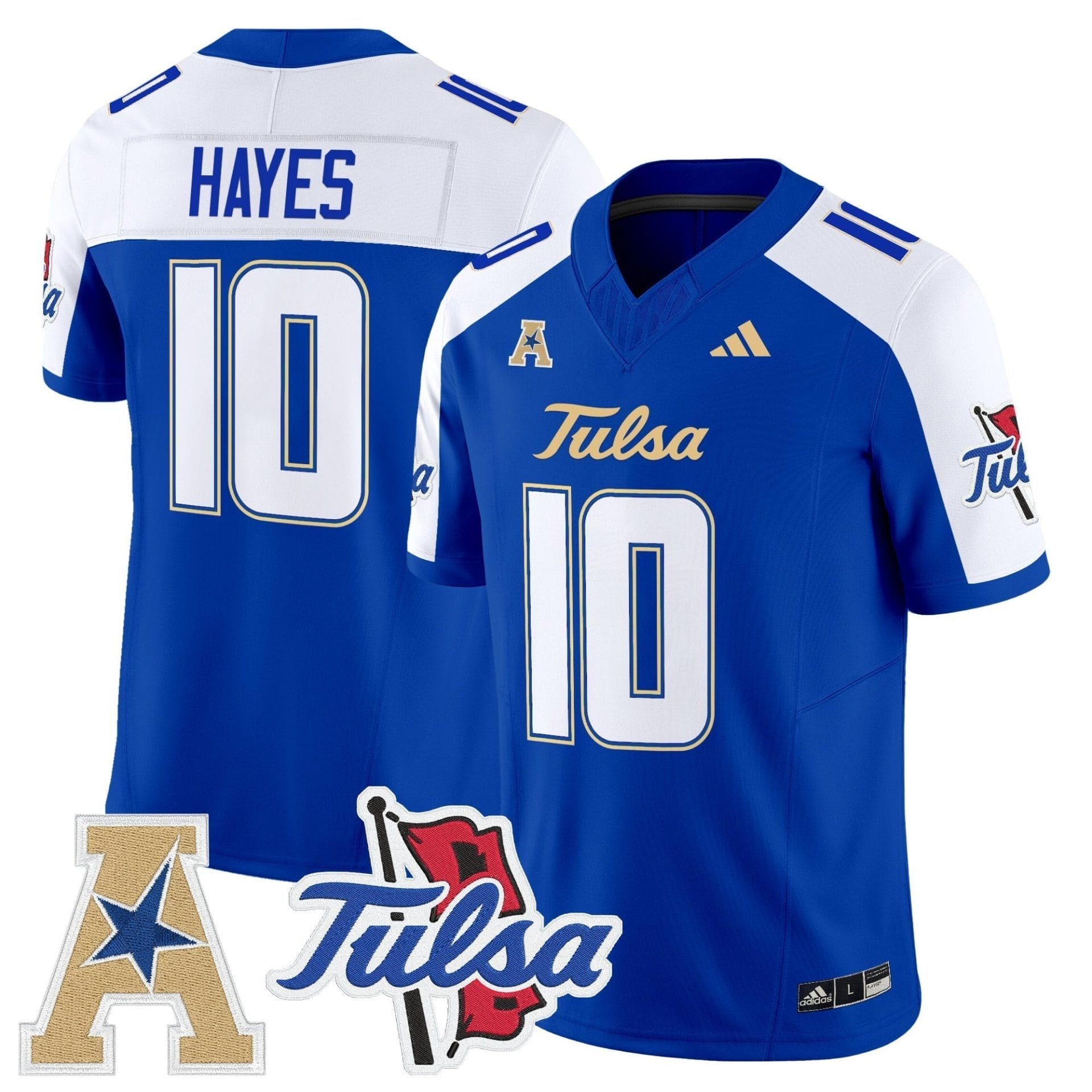Tulsa Golden Hurricane 2025 Vapor Limited Jersey - All Stitched 19 Tulsa Golden Hurricane 2025 Vapor Limited Jersey - All Stitched - Image 19