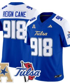 Tulsa Golden Hurricane 2025 Vapor Limited Jersey - All Stitched 46 175939177762ec515644
