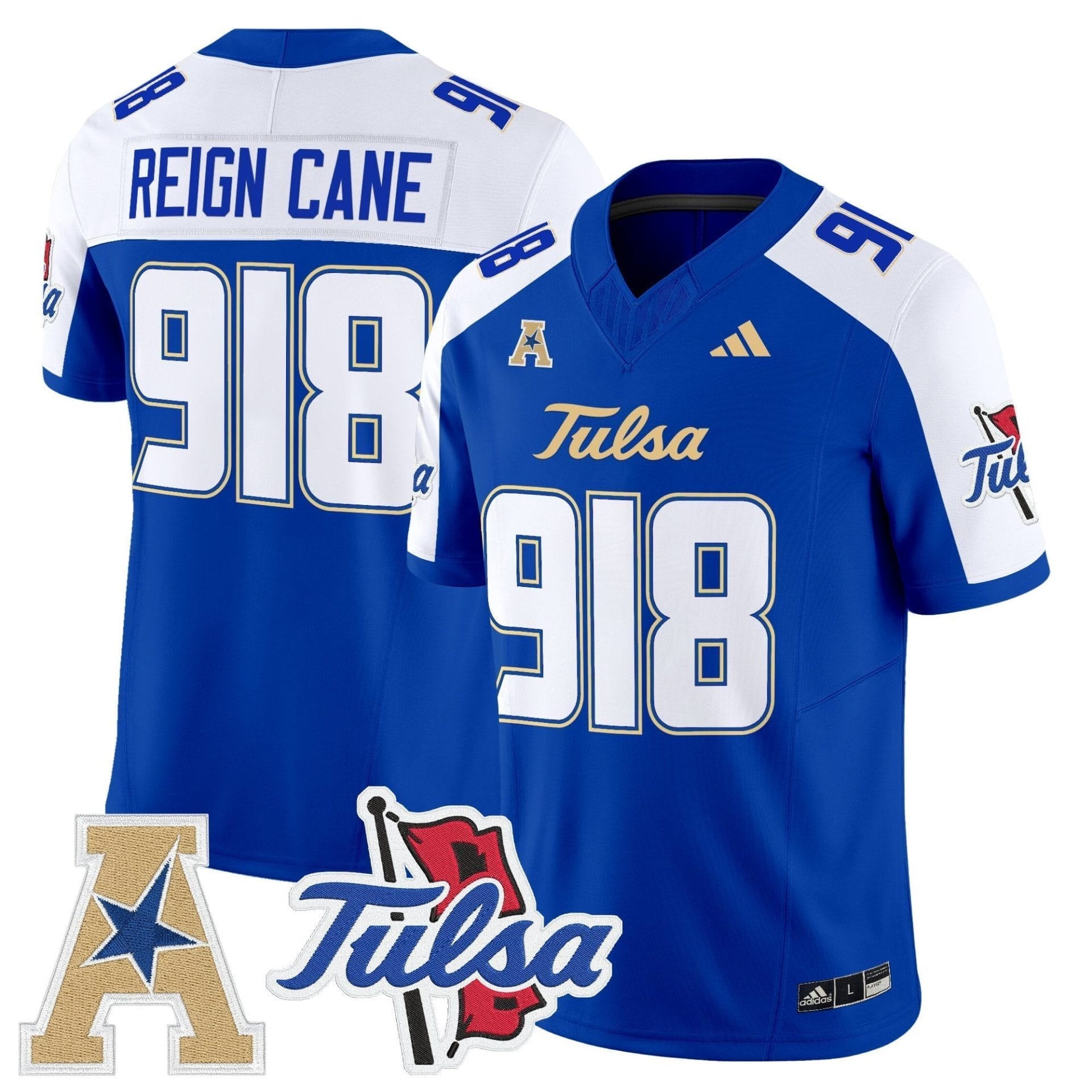 Tulsa Golden Hurricane 2025 Vapor Limited Jersey - All Stitched 20 Tulsa Golden Hurricane 2025 Vapor Limited Jersey - All Stitched - Image 20