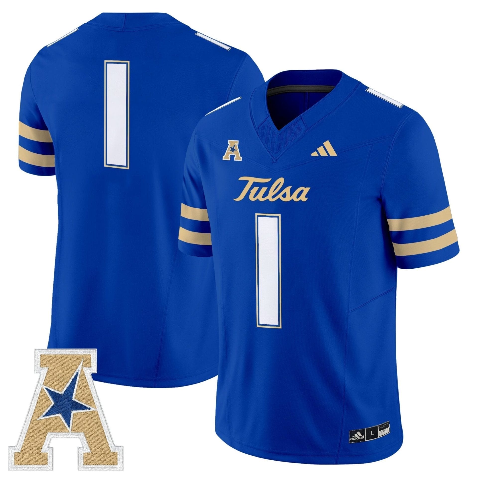 Tulsa Golden Hurricane 2025 Vapor Limited Jersey - All Stitched 9 Tulsa Golden Hurricane 2025 Vapor Limited Jersey - All Stitched - Image 9