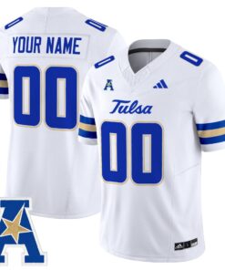 Alternative view of Tulsa Golden Hurricane 2025 Vapor Limited Custom Jersey - All Stitched