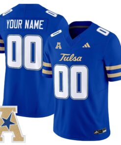 Tulsa Golden Hurricane 2025 Vapor Limited Custom Jersey - All Stitched