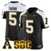 AJ Swann Jersey #5 App State Mountaineers 2025 Vapor Limited Stitched 10 AJ Swann Jersey 5 App State Mountaineers 2025 Vapor Limited Stitched Black Alter