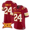 Abu Sama III Jersey #24 Iowa State Cyclones 2025 Limited Stitched Cardinal 2 AbuSamaIIIJersey 24IowaStateCyclones2025LimitedStitchedCardinal