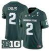Aidan Chiles Jersey #2 Michigan State Spartans 2025 Vapor Stitched Green 2 AidanChilesJersey 2MichiganStateSpartans2025VaporStitchedGreen