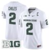 AidanChilesJersey 2MichiganStateSpartans2025VaporStitchedWhite