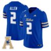 AjayAllenJersey 2TulsaGoldenHurricane2025VaporLimitedStitchedRoyal