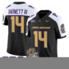 Alonza Barnett III Jersey 14 James Madison Dukes 2025 Stitched Black Alter