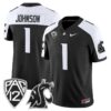 Angel Johnson Jersey 1 Washington State Cougars 2025 Vapor Stitched Black Alter