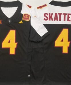 Arizona State Sun Devils #4 Cam Skattebo Black White 2024 F.U.S.E. Vapor Limited