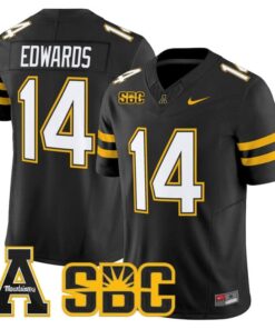 Alternative view of Armanti Edwards Jersey #14 App State Mountaineers 2025 Vapor Limited Stitched