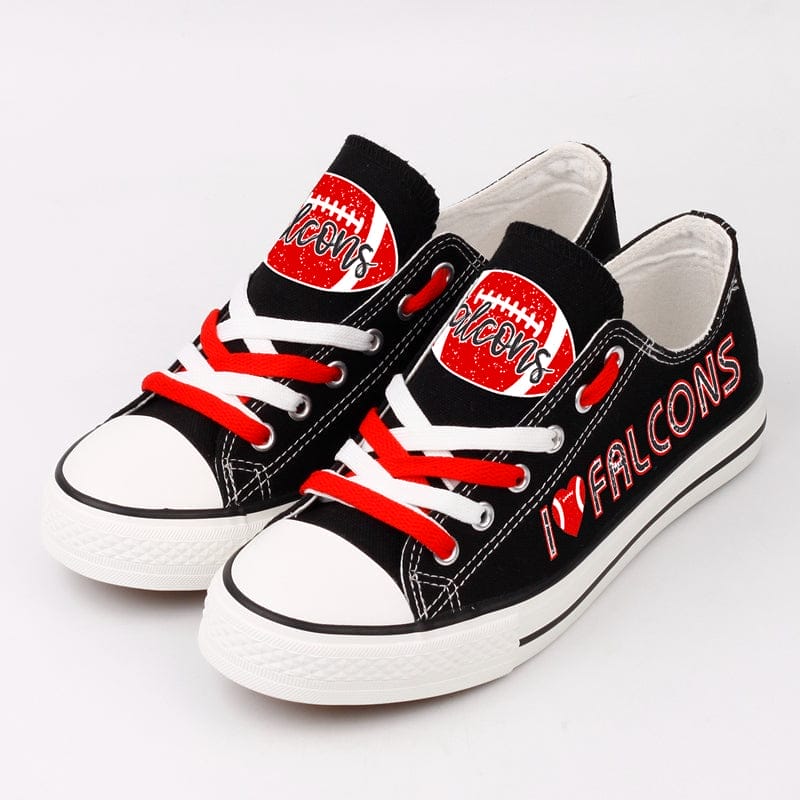 Atlanta Falcons Low Top Canvas Sport Sneakers Shoes For Men Women Fans 2 Atlanta Falcons Low Top Canvas Sport Sneakers Shoes For Men Women Fans - Image 2