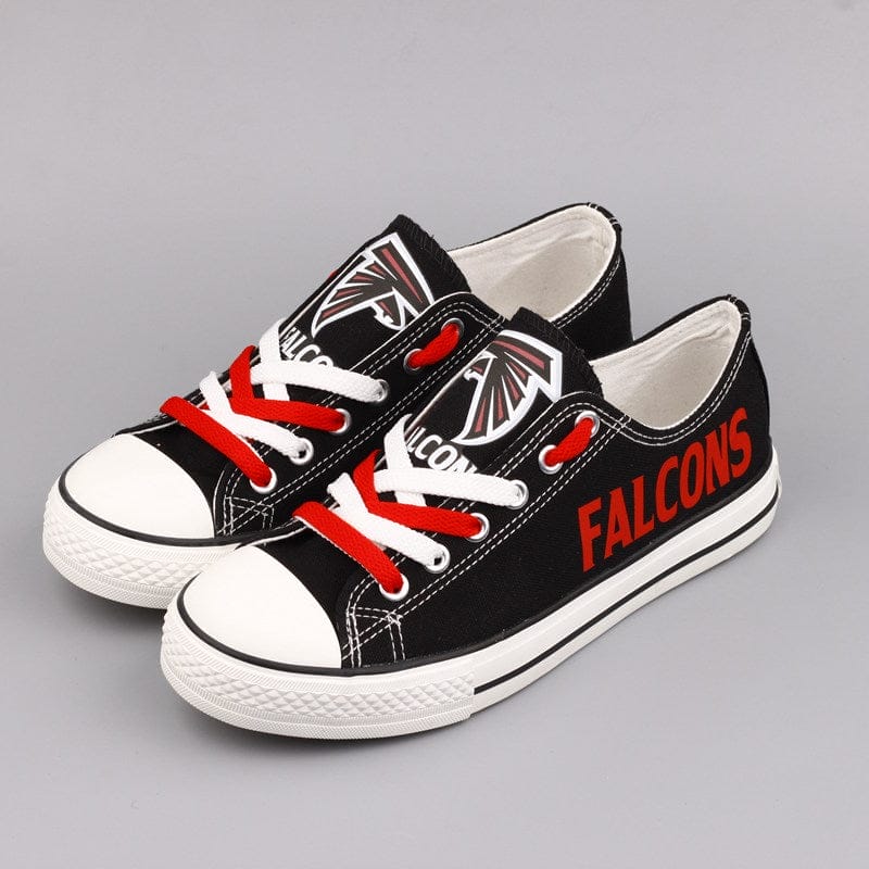 Atlanta Falcons Low Top Canvas Sport Sneakers Shoes For Men Women Fans 5 Atlanta Falcons Low Top Canvas Sport Sneakers Shoes For Men Women Fans - Image 5