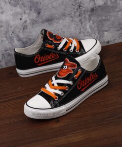 Baltimore Orioles Limited Print MLB Students Low Top Canvas Shoes Sport Sneakers 1