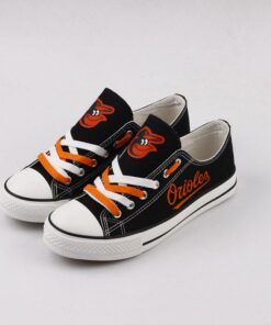 Baltimore Orioles Limited Print Low Top Canvas Shoes Sport Sneakers For Men Women Fans