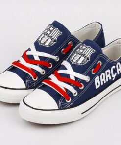 Alternative view of Barcelona Low Top Canvas Sport Sneakers Shoes For Men Women Fans