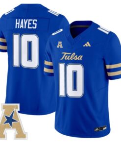 Baylor Hayes Jersey #10 Tulsa Golden Hurricane 2025 Vapor Stitched Royal