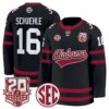 Baz Schuehle Jersey 16 Alabama Crimson 2025 26 20th Patch Stitched Black 5d217f72 e7a8 4dc3 9867 88296ebbba36