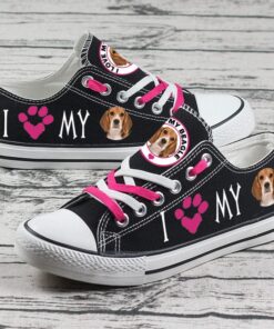Alternative view of Beagle Canvas Sneakers Shoes For Men Women Fans