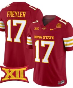 Beau Freyler Jersey #17 Iowa State Cyclones 2025 Limited Stitched Cardinal