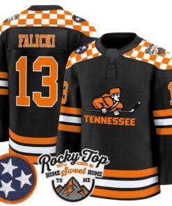 Ben Falicki Jersey #13 Tennessee Volunteers 2025-26 Hockey Premium Stitched