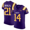 Boalts Jersey #14 Badgers Purple All Stitched