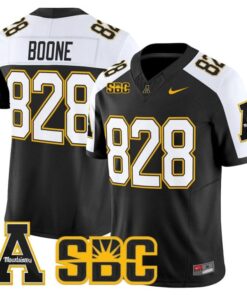 Boone Jersey #828 App State Mountaineers 2025 Vapor Limited Stitched
