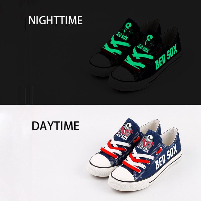 Boston Red Sox Limited Print Low Top Canvas Shoes Sport Sneakers For Men Women Fans 2 Boston Red Sox Limited Print Low Top Canvas Shoes Sport Sneakers For Men Women Fans - Image 2
