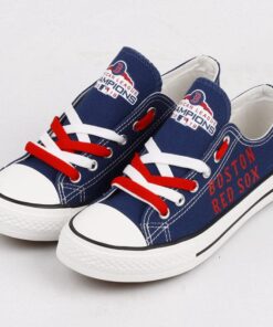 Boston Red Sox Limited Print MLB Students Low Top Canvas Shoes Sport Sneakers 4 4b90095c 5c83 426a 8a52 09a9004fbf72